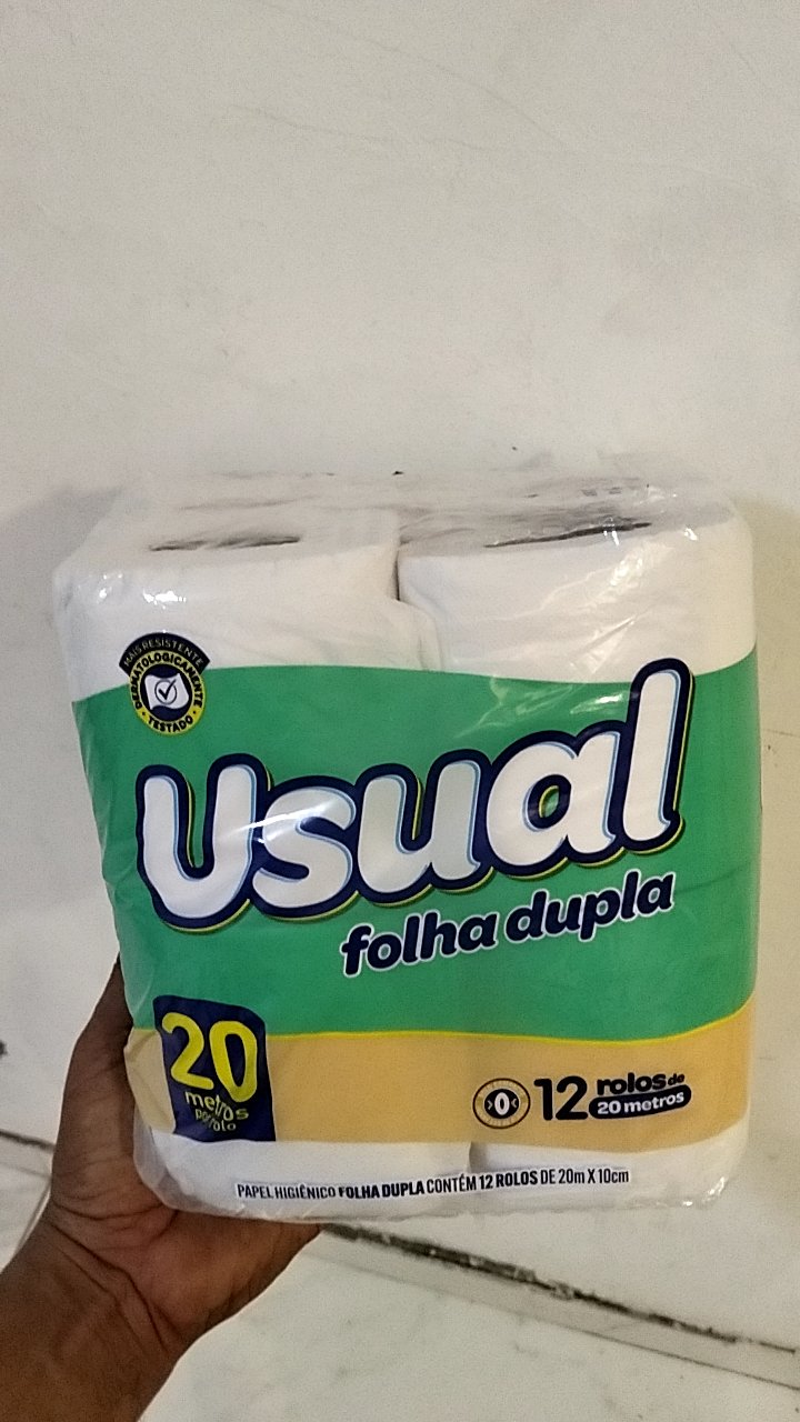 Papel higiênico usual 12